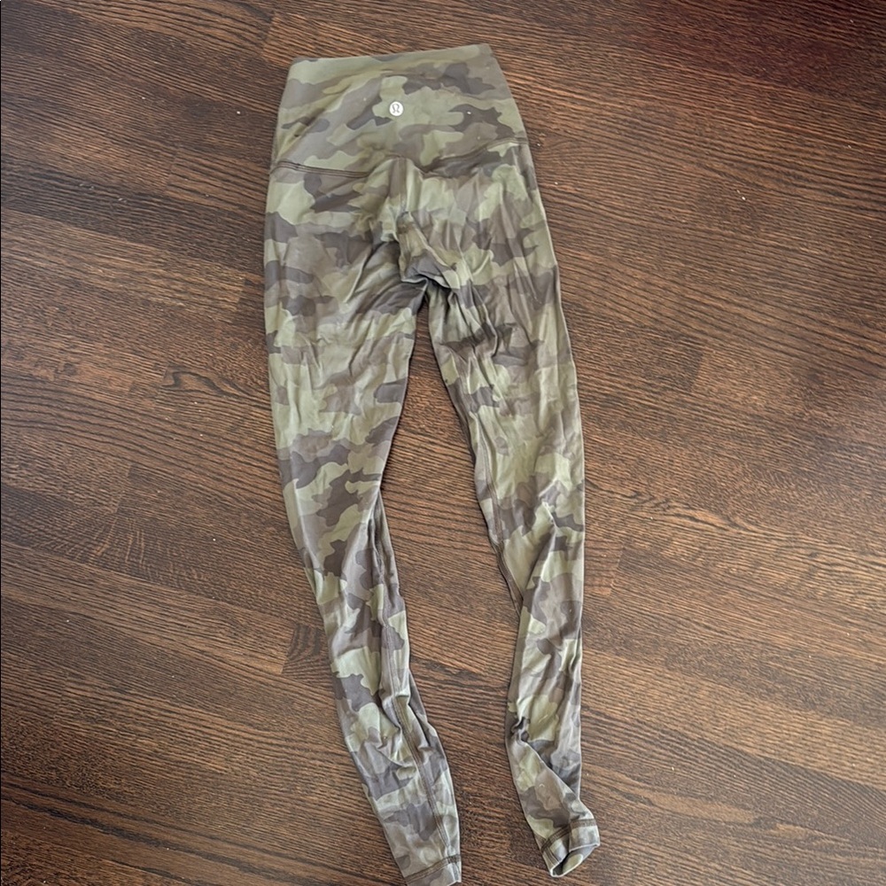 Lululemon Camo High-Waisted Leggings